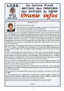 AOBR 2015 05 FLASH INFO No 22  DE MAI 2015 (1)